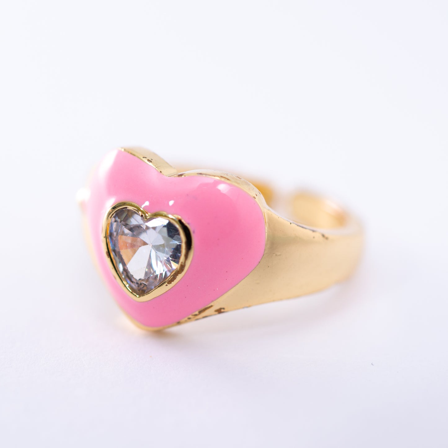 Diamond Heart Rings