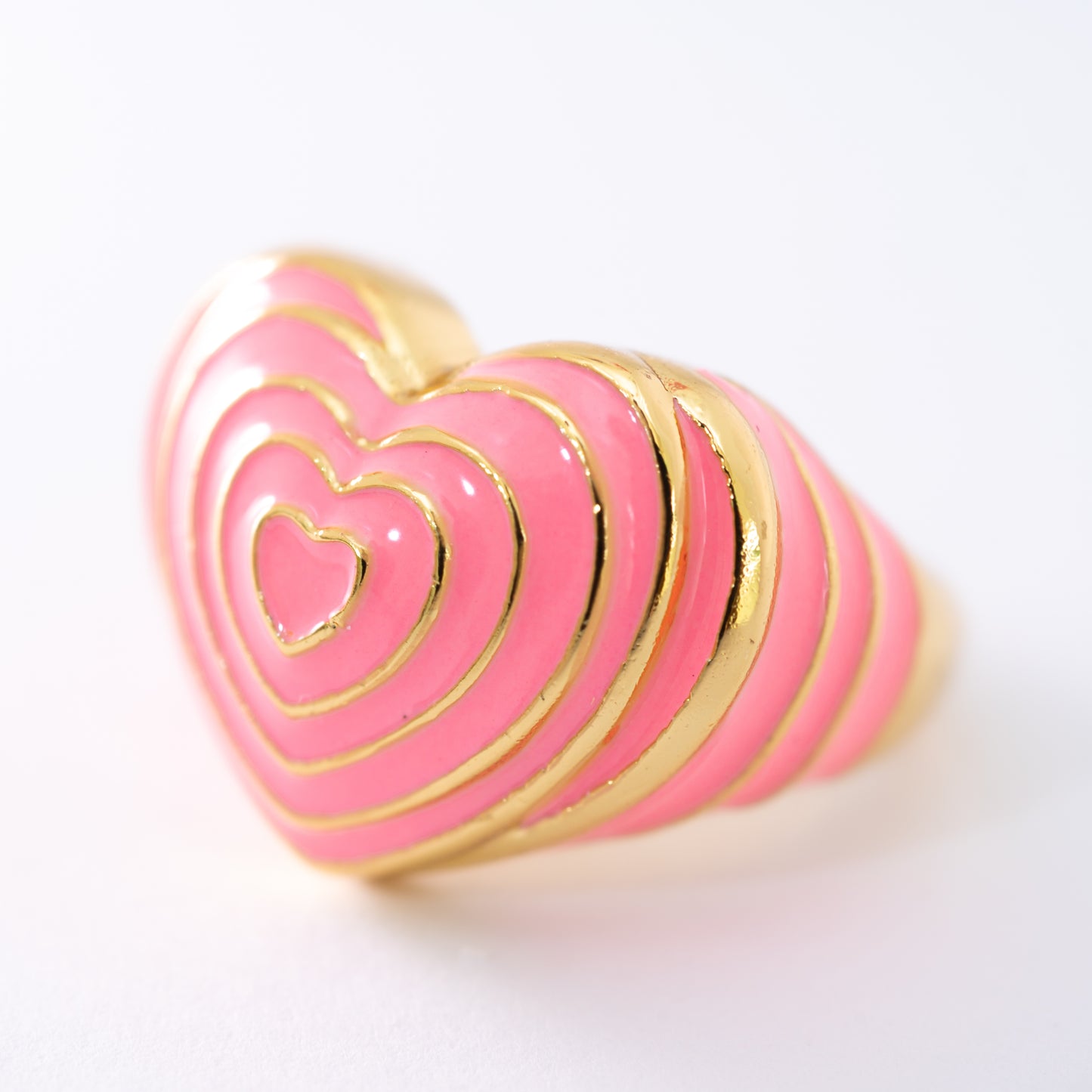 Puffy Heart Rings