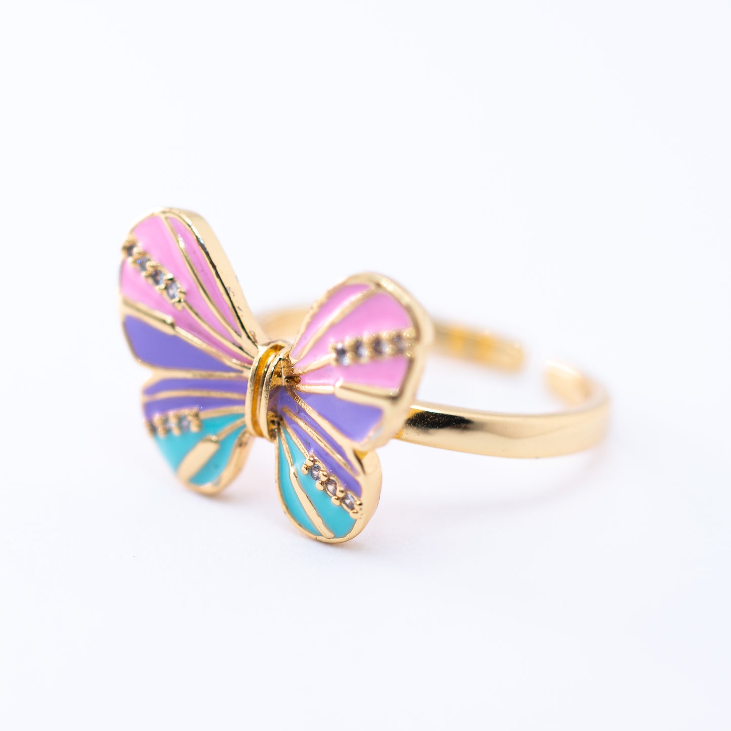 Dua Butterfly Rings