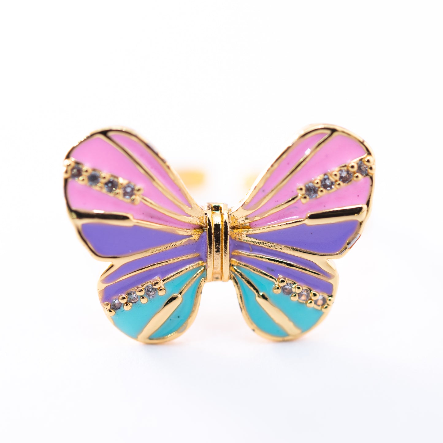 Dua Butterfly Rings