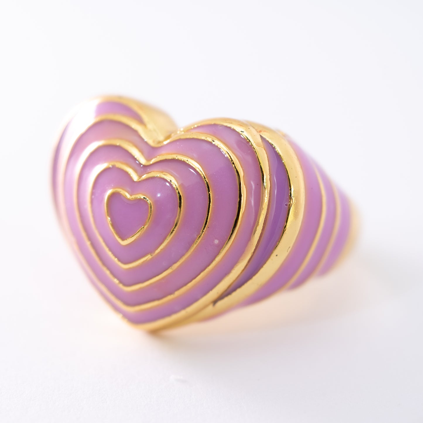 Puffy Heart Rings