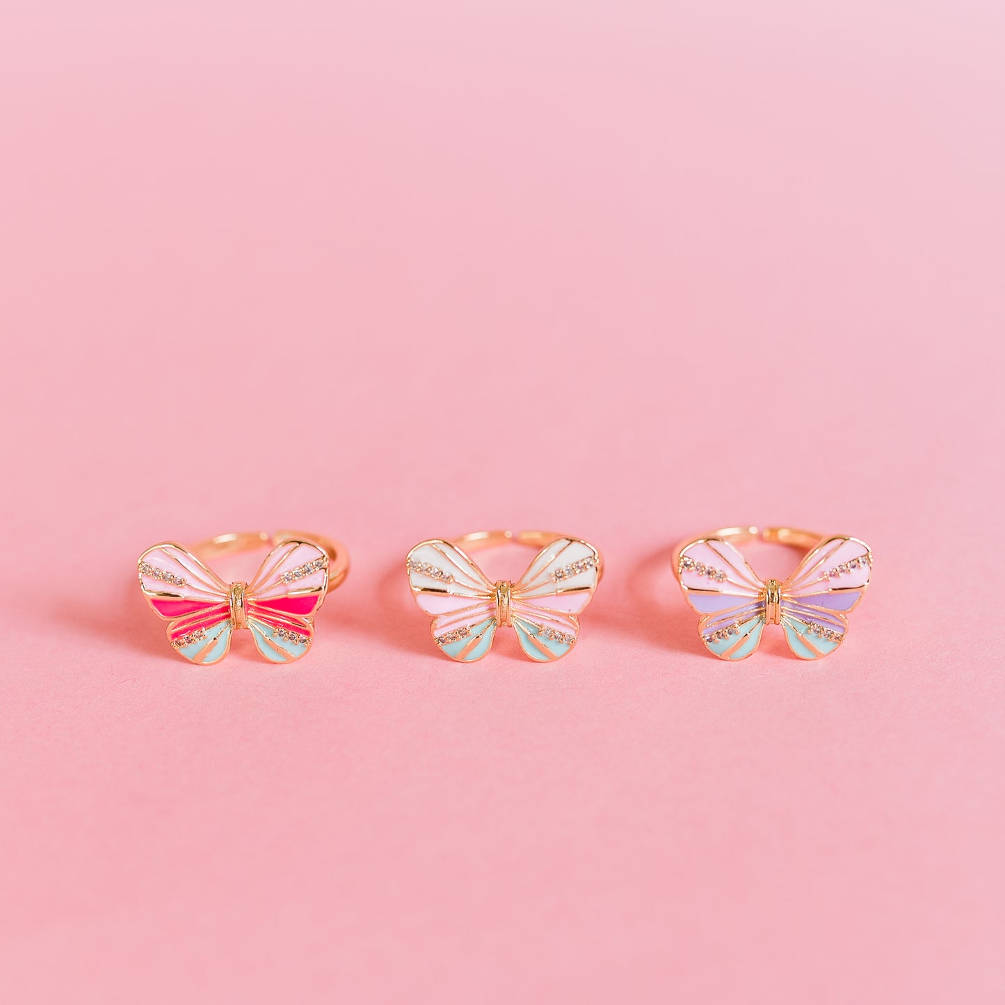 Dua Butterfly Rings